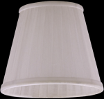 lampshade color organdy ivory Wall Lamps