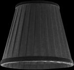 lampshade color organdy black Table Lamps