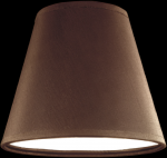 lampshade color pvc brown Pendant Lights