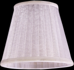 lampshade color organdy white Wall Lamps
