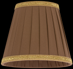 lampshade color fabric mocha Chandeliers