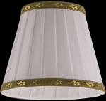 lampshade color fabric ivory Wall Lamps
