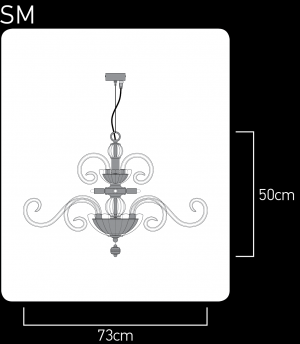 Amadeus 119/SG chrome-modern crystal chandelier Chandeliers Amadeus design