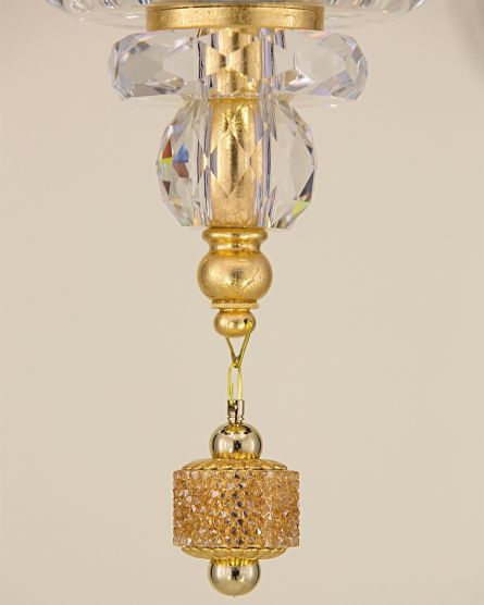 Chandeliers Kassandra Kassandra 101/CH 10 gold leaf-crystal chandelier View 3