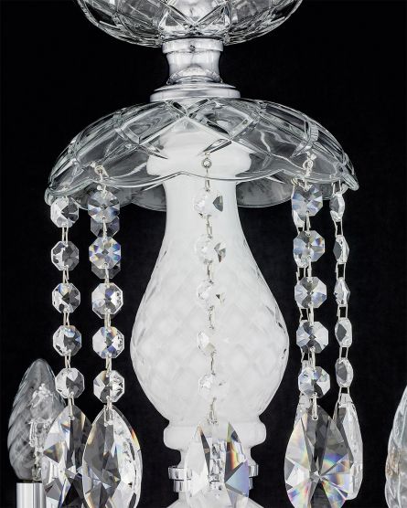 Chandeliers Olympia Olympia 104/CH 12 chrome-white-crystal chandelier View 2