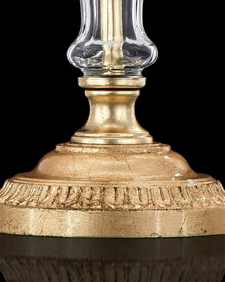 Φωτιστικά Επιτραπέζια-Πορτατίφ Olympia Olympia 104/LM φύλλο χρυσού-κρυστάλλινο επιτραπέζιο φωτιστικό-λαμπατέρ-pvc white gold shade Όψη 3