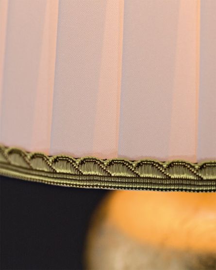 Φωτιστικά Οροφής-Κρεμαστά Juliana Juliana 108/S 1 φύλλο χρυσού-κρυστάλλινο κρεμαστό φωτιστικό-fabric beige shade Όψη 3