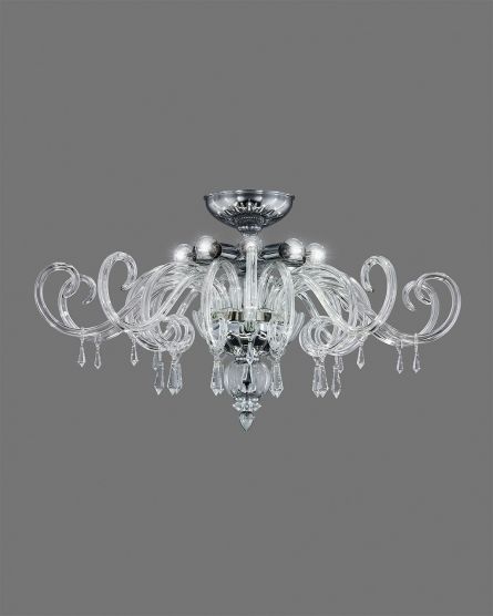Ceiling Lamps Venere Venere 122/PLG chrome-crystal ceiling lamp View 1
