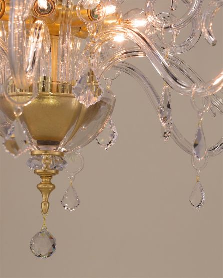 Ceiling Lamps Elizabeth Elizabeth 125/PLG gold leaf-crystal celling lamp View 2