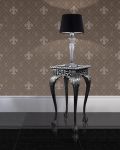 Table Lamps Contessa Contessa 120/LM chrome-crystal table lamp-pvc black chrome shade
