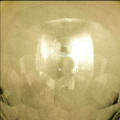 χρώμα γυαλιού honey transparent Φωτιστικά Δαπέδου