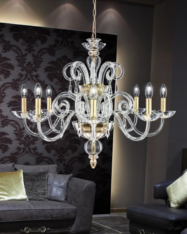 Venere contemporary crystal chandelier