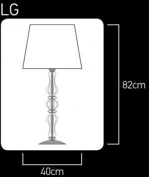 114 / LG / gold leaf / golden teak / crystal table lamp / pvc black gold shade Table Lamps Reina design