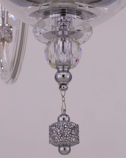 Chandeliers Kassandra Kassandra 101/ CH 8 chrome-crystal chandelier View 4