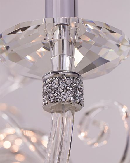 Chandeliers Kassandra Kassandra 101/ CH 8 chrome-crystal chandelier View 3