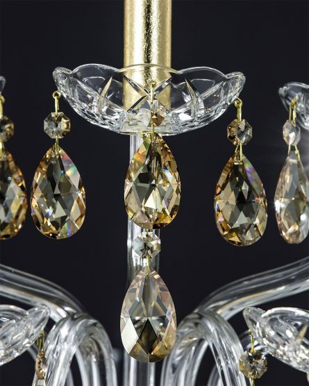 Wall Lamps Olympia 104/AP 7 gold leaf crystal wall lamp View 2
