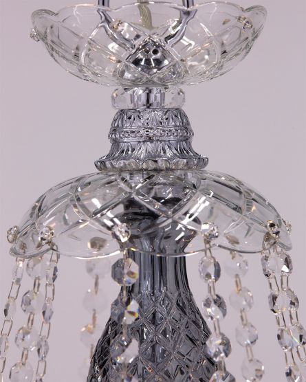Chandeliers Mirsini Mirsini 105/CH 10 chrome-graphite-crystal chandelier View 2