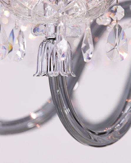 Chandeliers Mirsini Mirsini 105/CH 10 chrome-graphite-crystal chandelier View 4