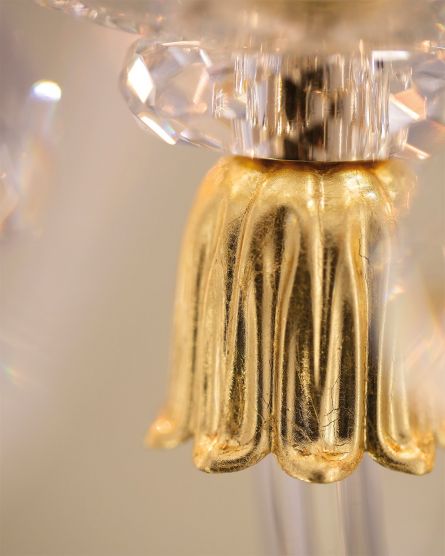 Chandeliers Mirsini Mirsini 105/CH 10 gold leaf-crystal chandelier View 3