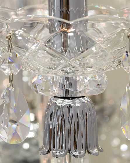 Chandeliers Mirsini Mirsini 105/CH 8 chrome-crystal chandelier View 1