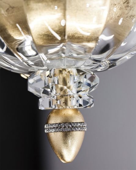 Wall Lamps Venere 122 / AP 3 / gold leaf / crystal wall lamp View 3