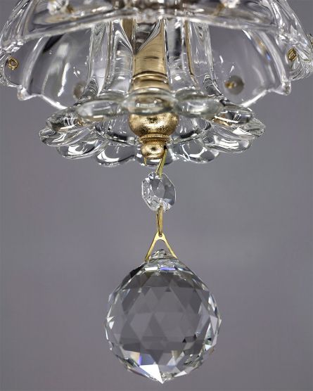 Chandeliers Elizabeth Elizabeth 125/CH 10 gold leaf-crystal chandelier View 4