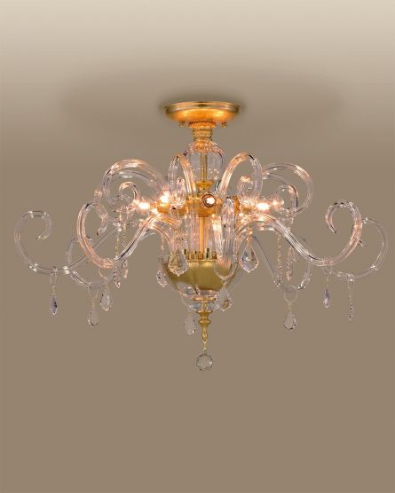Ceiling Lamps Elizabeth 125 / PLG / gold leaf / crystal celling lamp