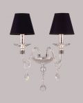 Wall Lamps Stellina 102 / AP 2 / silver leaf / crystal wall lamp
