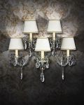 Wall Lamps Olympia 104 / AP 5 / gold leaf / crystal wall lamp