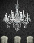 Chandeliers Olympia 104 / CH 15 / chrome / crystal chandelier