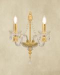 Wall Lamps Mirsini 105 / AP 2 / gold leaf / crystal wall lamp